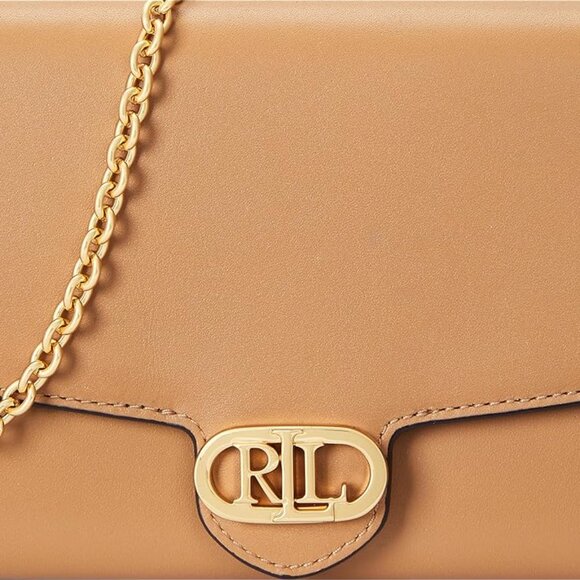 SALE!  ✅ LRL Leather Medium Adair Crossbody Bag BUFF ✨ NWT'S - Picture 6 of 17